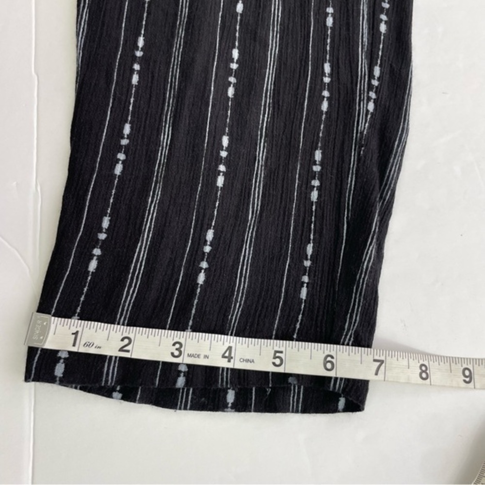 Allison Joy Corey Black Patterned Pants - Picture 14 of 17